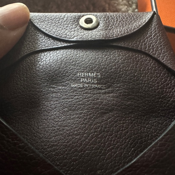 Authentic Hermés  Bastia coin pouch - Picture 7 of 13